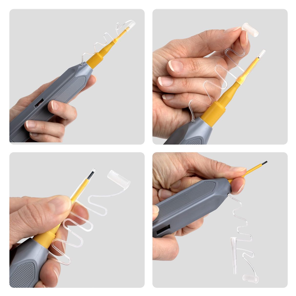 StarTech.com Fiber Optic Cleaning Pen, M38999 Fiber Cleaner for M38999 Connectors and Ports, 1.6mm Fiber Optic Cleaner Pen