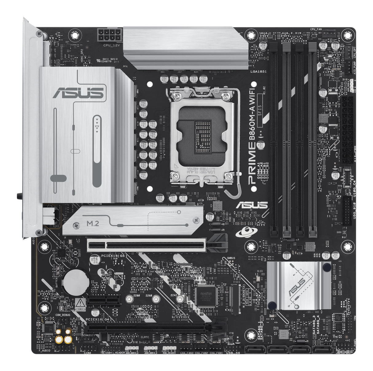 ASUS PRIME B860M-A WIFI-CSM motherboard Intel B860 LGA 1851 (Socket V1) micro ATX