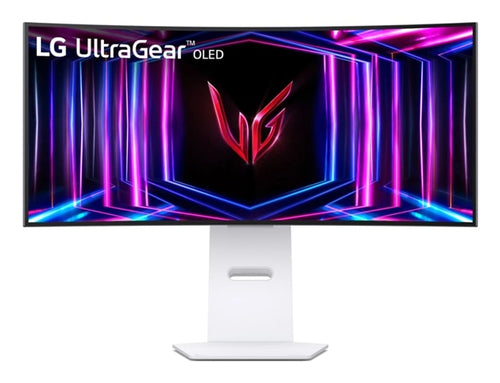 LG 34GS95QE-W computer monitor 86.1 cm (33.9") 3440 x 1440 pixels UltraWide Quad HD OLED White