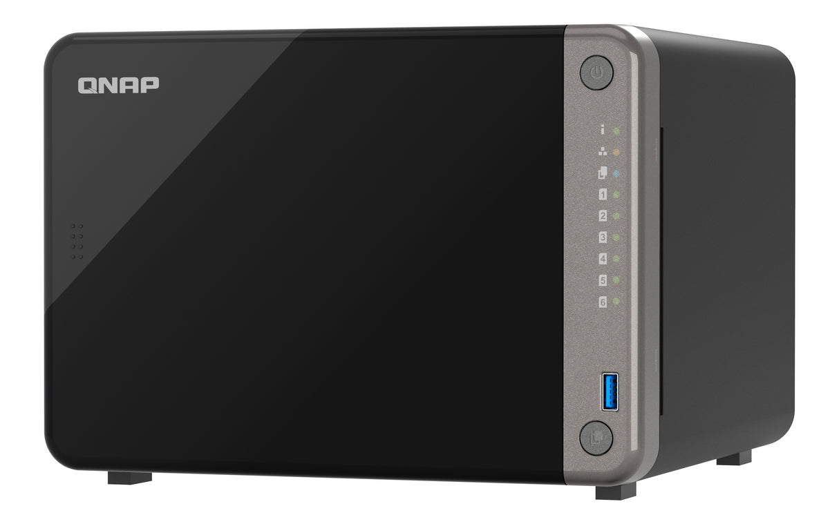 QNAP TS-AI642-8G NAS/storage server Tower ARM Cortex-A76 8 GB Black