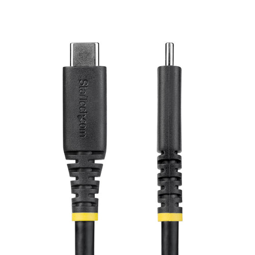 StarTech.com 2m (6ft) USB4 Cable, 20Gbps, USB-IF Certified USB-C Cable, 240W PD EPR, 4K 120Hz DP 2.1, TPE Jacket, Black USB-C Cord
