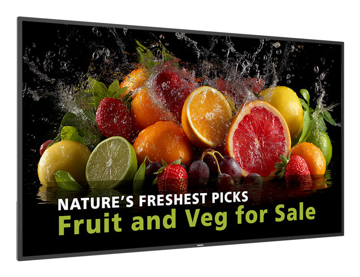Philips 5000 series 86BDL5050D/00 Signage Display 2.18 m (86") LCD Wi-Fi 600 cd/m² Full HD Black Built-in processor Android