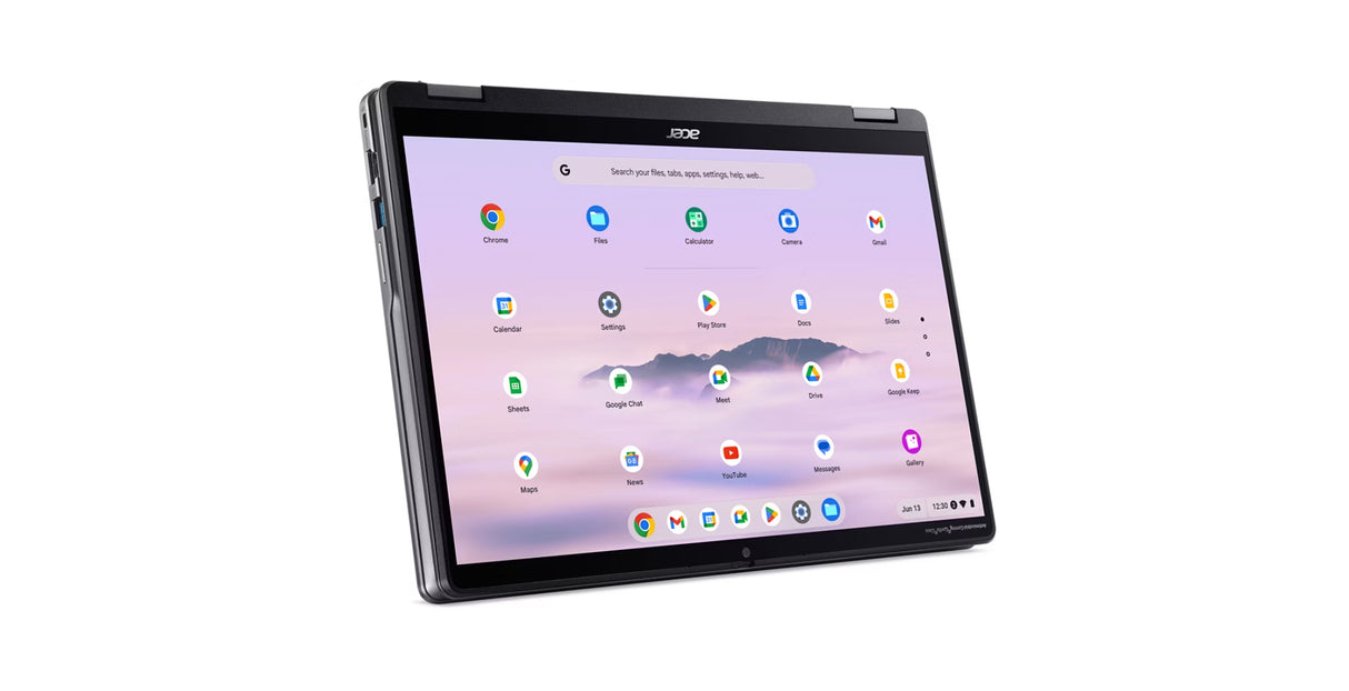 Acer Chromebook CPE594-1N-38A1 Intel® Core™ i3 100U 35.6 cm (14") Touchscreen WUXGA 16 GB LPDDR5x-SDRAM 256 GB SSD Wi-Fi 6E (802.11ax) ChromeOS Grey
