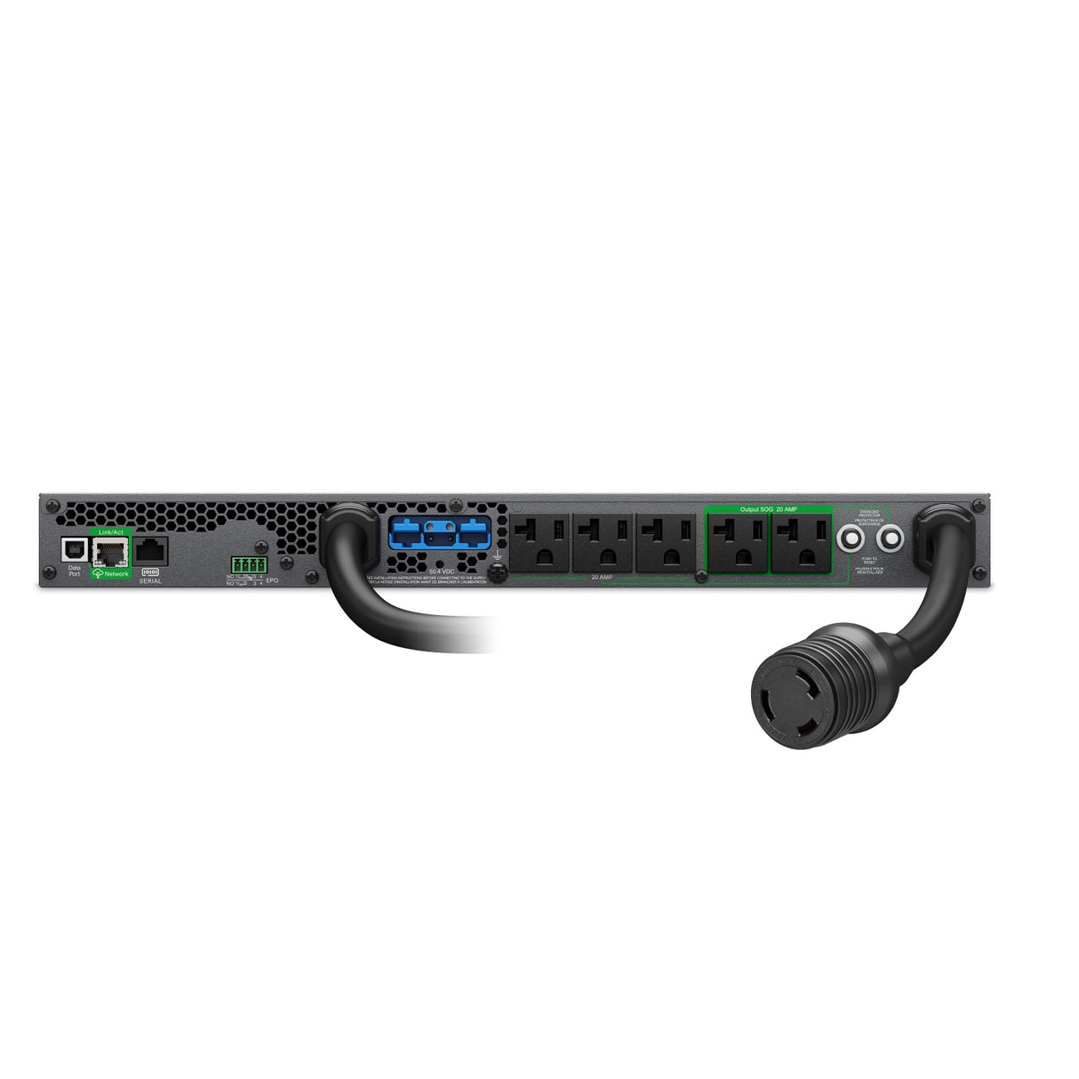APC SRTL2K2RM1UC uninterruptible power supply (UPS) Double-conversion (Online) 2.2 kVA 1950 W 5 AC outlet(s)