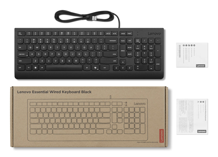 Lenovo 4Y41R64644 keyboard Home/Office USB French, Canadian Black