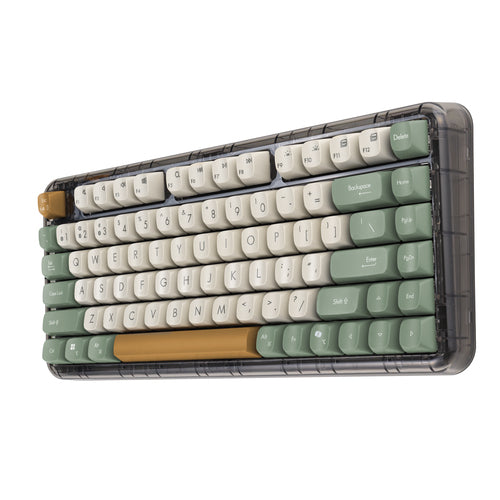 ASUS Jelly75 KD201 /MK-WH/US/80 keyboard Universal USB + RF Wireless + Bluetooth Green, Beige, Orange