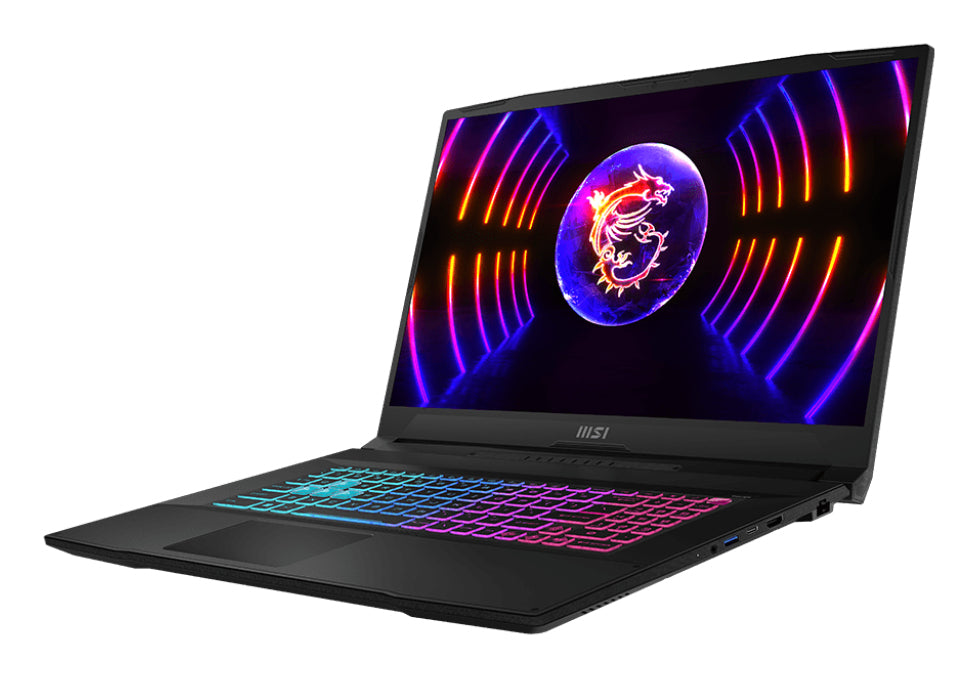 MSI Katana 17 B12VEK-225CA Intel® Core™ i7 i7-12650H Laptop 43.9 cm (17.3") Full HD 16 GB DDR5-SDRAM 512 GB SSD NVIDIA GeForce RTX 4050 Wi-Fi 6 (802.11ax) Windows 11 Home Black