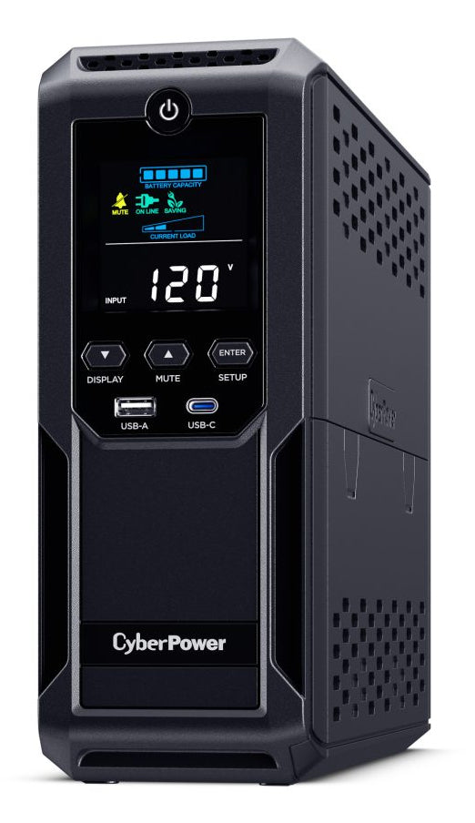 CyberPower LCD BRG1500AVRLCD2 uninterruptible power supply (UPS) Line-Interactive 1.5 kVA 900 W 12 AC outlet(s)