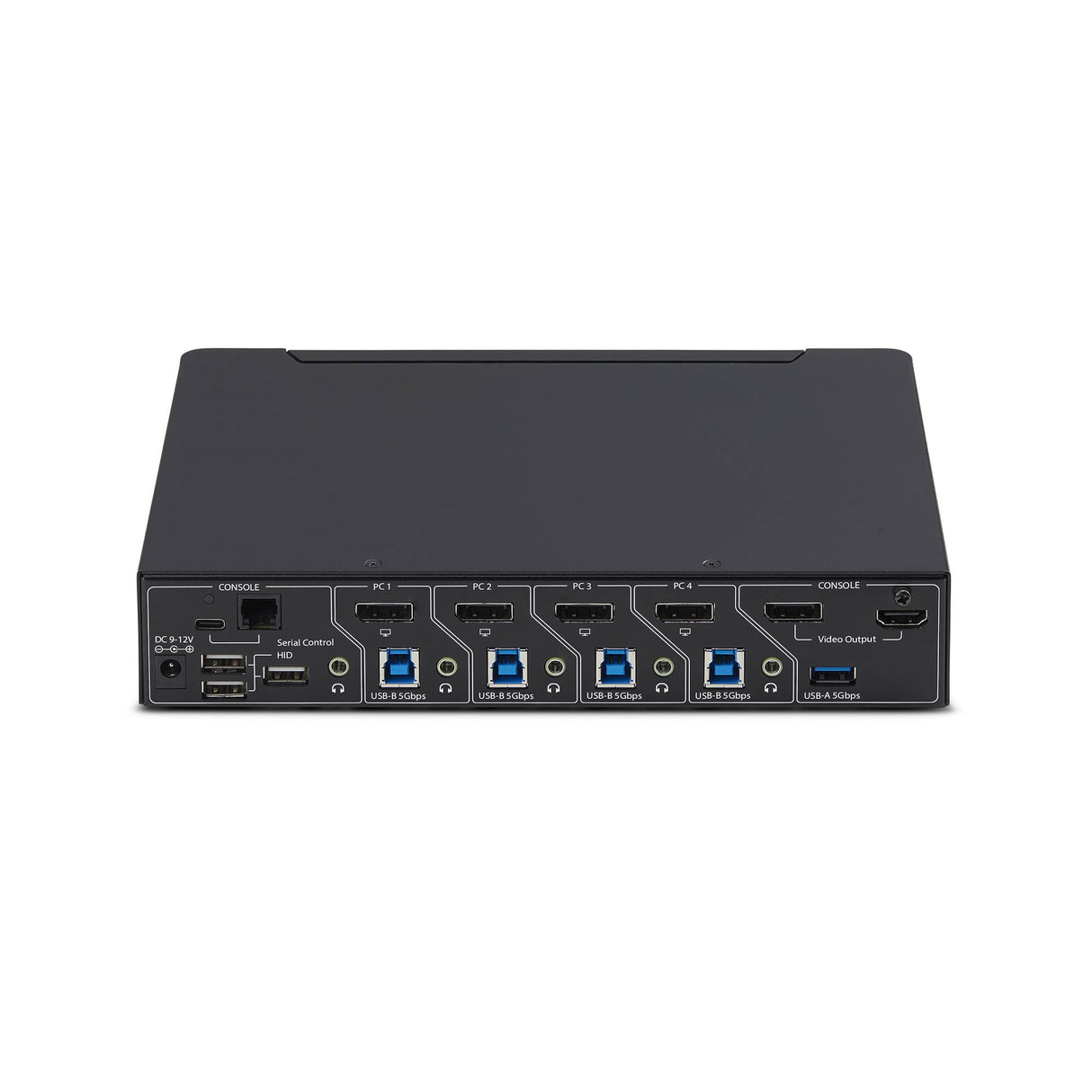 StarTech.com 4-Port DisplayPort KVM Switch with Mouse Roaming and Multi-View / Picture-in-Picture, 4K 60Hz, USB 3.0 (5Gbps) Hub, Hotkey Control, TAA Compliant