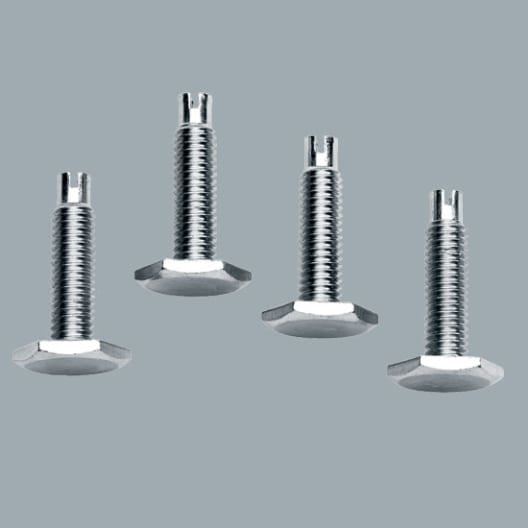 Middle Atlantic FVS-LEVELERS-4 furniture leg Cylindrical Stainless steel 4 pc(s)