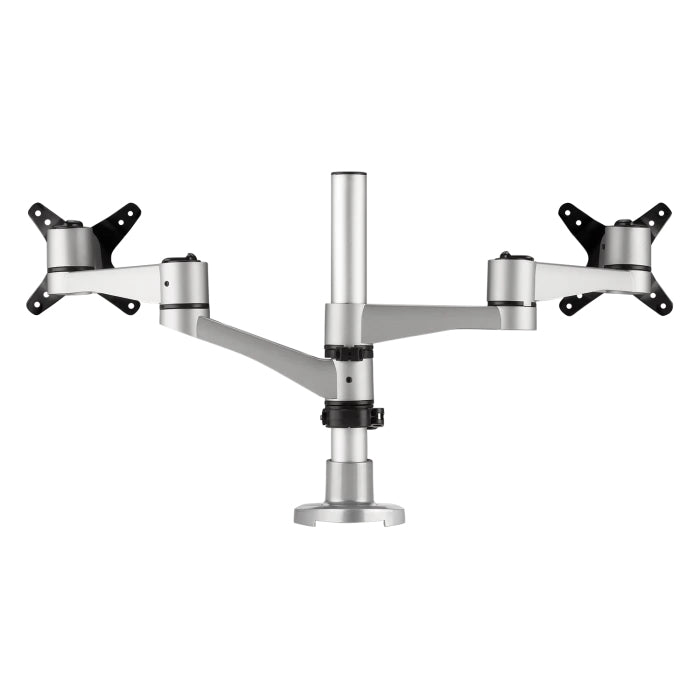 Viewsonic LCD-DMA-001 monitor mount / stand 61 cm (24") Desk Black, Stainless steel