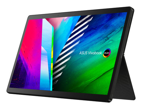 ASUS Vivobook 13 Slate OLED T3300KA-DH91T-CA Intel® Pentium® Silver N6000 Hybrid (2-in-1) 33.8 cm (13.3") Touchscreen Full HD 4 GB LPDDR4x-SDRAM 128 GB eMMC Wi-Fi 5 (802.11ac) Windows 11 Home in S mode Black