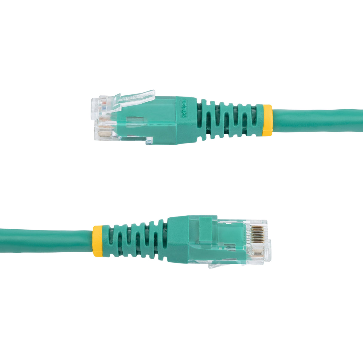StarTech.com 1ft CAT6 Ethernet Cable - Green CAT 6 Gigabit Ethernet Wire -250MHz 100W PoE RJ45 UTP Molded Network/Patch Cord w/Strain Relief/ Individually Tested