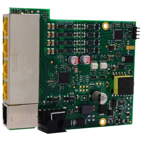 Brainboxes SW-125 network switch Unmanaged Fast Ethernet (10/100) Power over Ethernet (PoE) Green