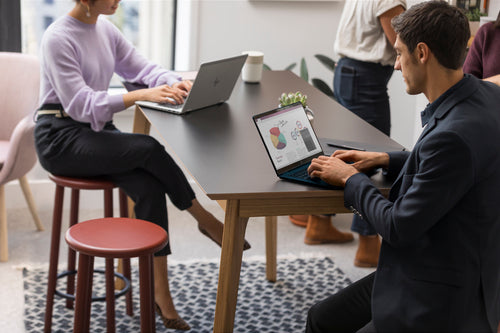 HP EliteBook X Flip G1i Next Gen AI PC Wolf Pro Security Edition Copilot+ PC Intel Core Ultra 7 268V Hybrid (2-in-1) 35.6 cm (14") Touchscreen WUXGA 32 GB LPDDR5x-SDRAM 1 TB SSD Wi-Fi 7 (802.11be) Windows 11 Pro Blue