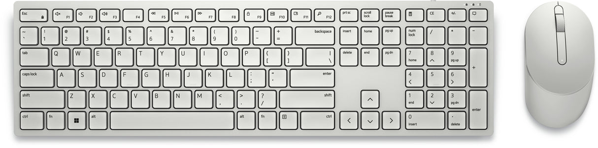 DELL KM5221W keyboard Mouse included Office RF Wireless Canadian White