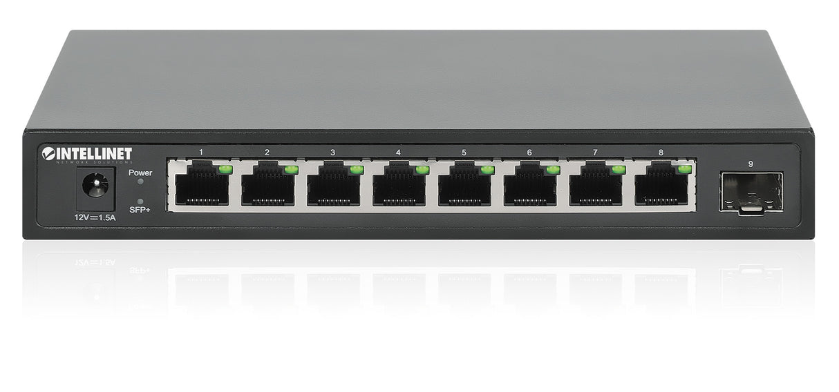 Intellinet 9 Port Switch 8 x 2.5G Ethernet-Ports and 1 SFP+ Uplink