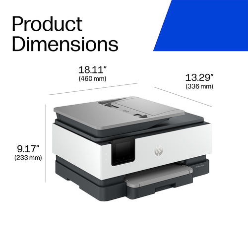 HP OfficeJet Pro Wireless Color Printer, Instant Ink; Two-sided printing