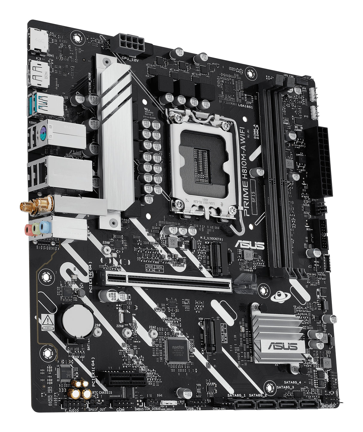 ASUS PRIME H810M-A WIFI-CSM Intel H810 LGA 1851 (Socket V1) micro ATX