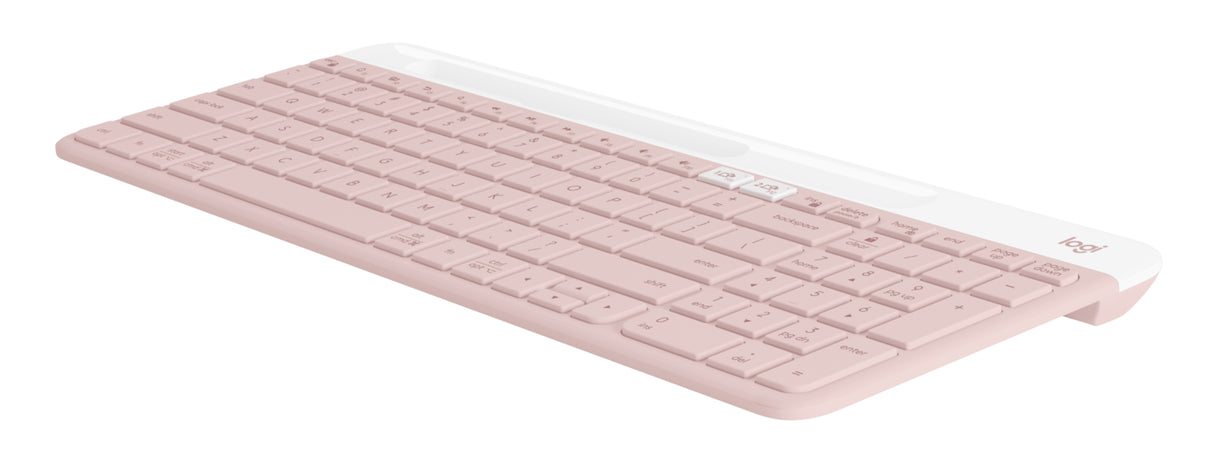 Logitech 920-011477 keyboard Universal RF Wireless + Bluetooth QWERTY US English Rose