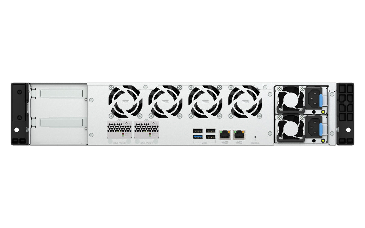 QNAP TS-H1065EU-RP Storage server Rack (2U) 8 GB DDR5 0 TB QNAP QTS Black