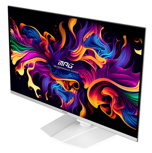 MSI MPG 321URXW QD-OLED computer monitor 80 cm (31.5") 3840 x 2160 pixels 4K Ultra HD White