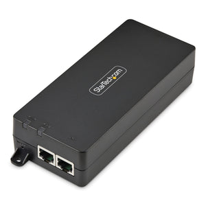 StarTech.com 1-Port 10Gbps PoE++ Injector, 90W, 2.5/5/10G Ethernet/10/100/1000M, PoE++ (802.3af/at/bt), Wall Mountable, Unmanaged Inline Power Over Ethernet, TAA