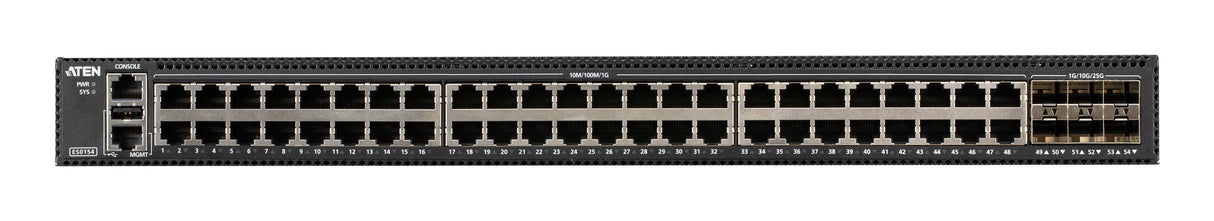 ATEN ES0154 network switch Managed L2+ Gigabit Ethernet (10/100/1000) Black