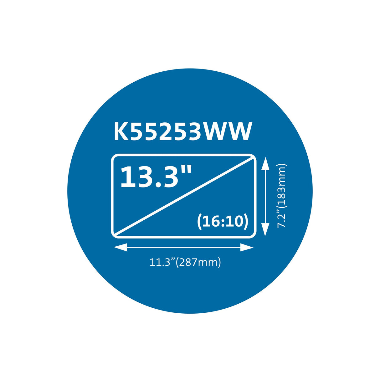 Kensington MagPro Magnetic Privacy Screen Filter for Laptops 13.3" (16:10)