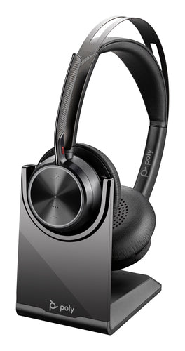 HP Poly Poly Voyager Focus 2 UC Headset +USB-A to USB-C Cable +Charging Stand