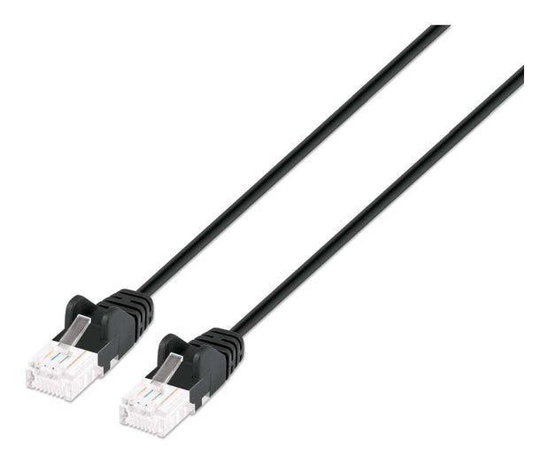 Intellinet 745758 networking cable Black 0.15 m Cat6a U/UTP (UTP)