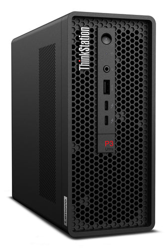 Lenovo ThinkStation P3 Ultra Intel® Core™ i7 i7-13700 16 GB DDR5-SDRAM 512 GB SSD NVIDIA T400 Windows 11 Pro Mini Tower Workstation Black