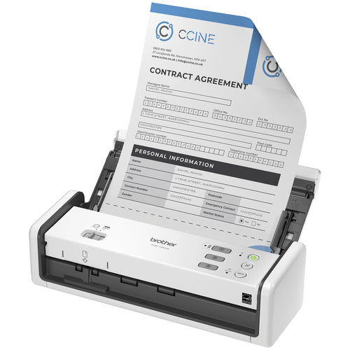 Brother ADS-1350W Sheet-fed scanner 600 x 600 DPI Black, White