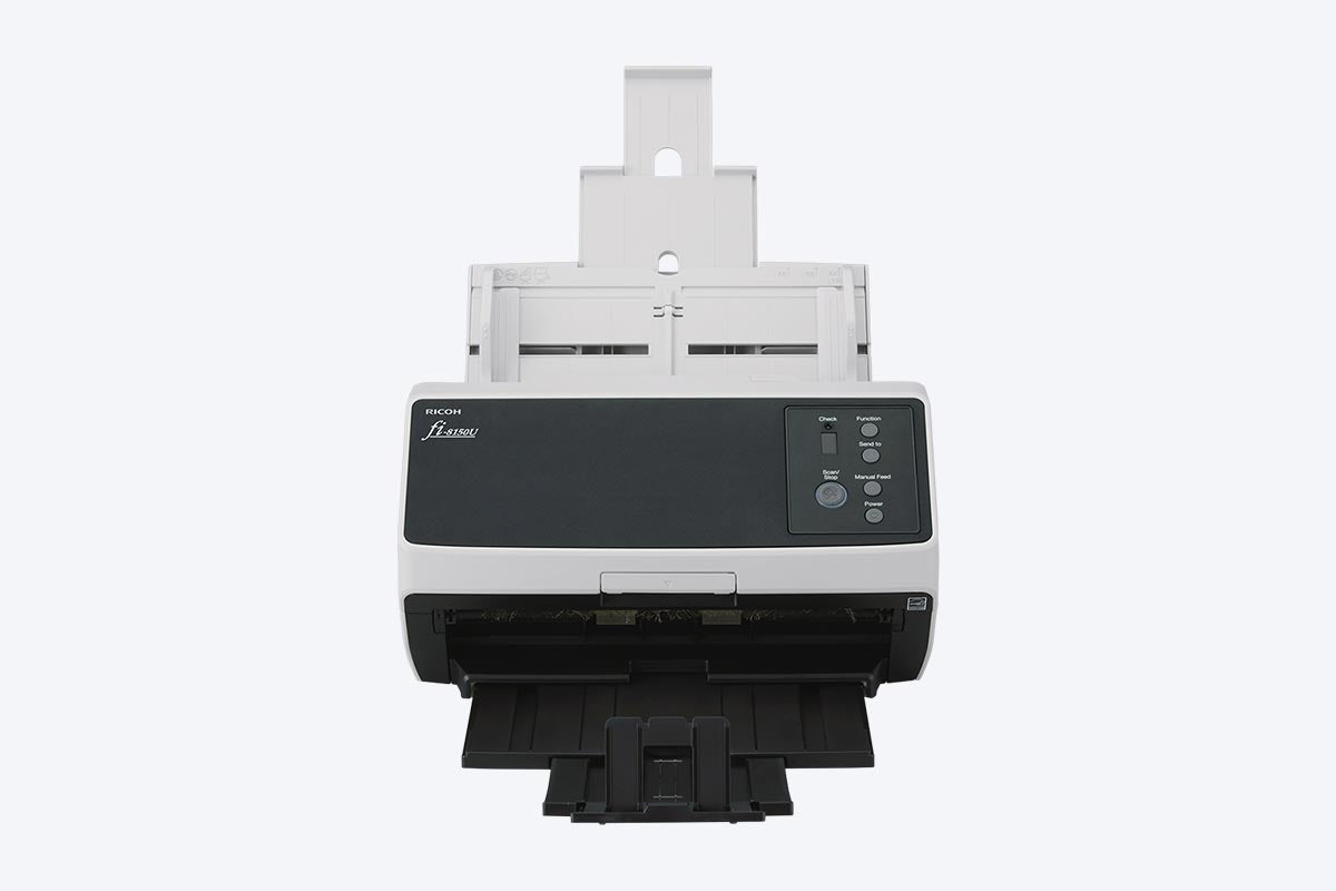 Ricoh FI-8150U ADF + Manual feed scanner 600 x 600 DPI A4 Black, White
