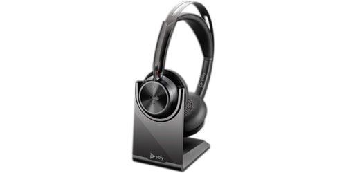 HP Poly Voyager Focus 2-M USB-C-C Headset USB-C/A Adapter Charging Stand