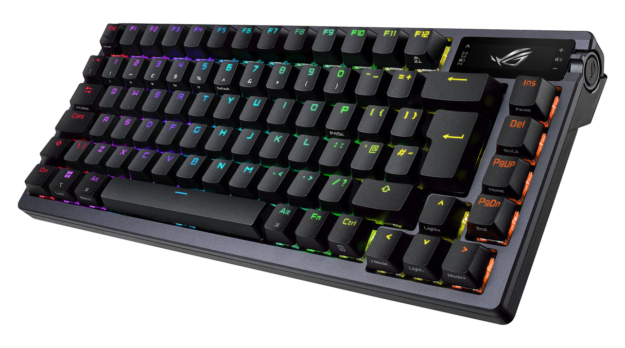 ASUS ROG AZOTH keyboard Gaming USB + RF Wireless + Bluetooth QWERTY US English Black