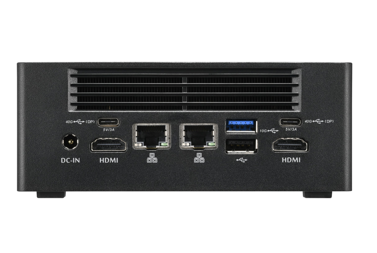 Shuttle Nano PC NT10H9, Intel Core Ultra 9 185H, Intel Arc graphics, 2xHDMI, 2xUSB 4.0 (DP), 2x2.5Gbit LAN, incl. VESA 24/7 permanent operation