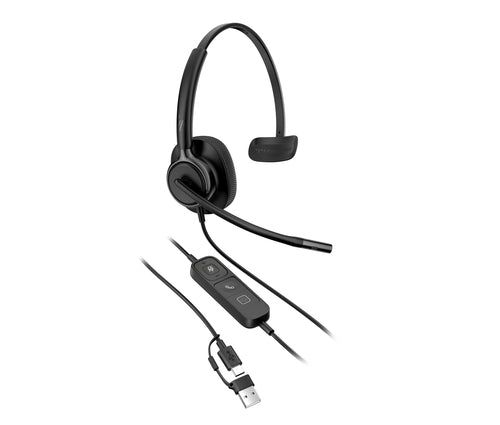 HP Poly Mission 415 Monaural USB Wired Headset TAA