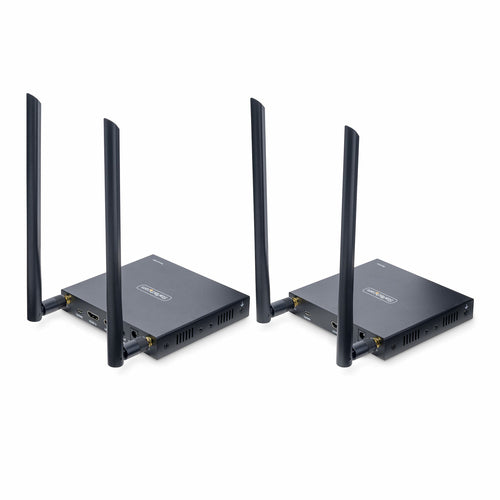 StarTech.com Wireless HDMI Extender, 4K 60Hz, Transmitter and Receiver Kit, Up to 165ft (50m), No Line-Of-Sight Required, IR Extension, Includes Mounting Kit