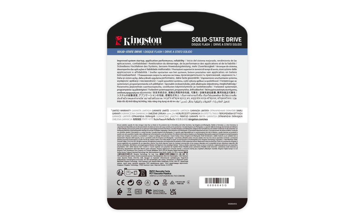 Kingston Technology 30.7TB DC3000ME U.2 PCIe 5.0 NVMe TCG Opal Enterprise SSD