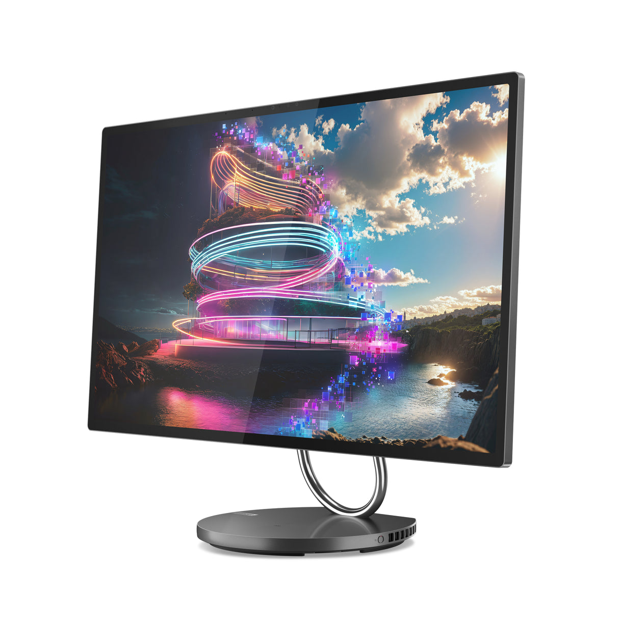 Lenovo Yoga AIO 32ILL10 Copilot+ PC Intel Core Ultra 7 258V 80 cm (31.5") 3840 x 2160 pixels All-in-One PC 32 GB LPDDR5x-SDRAM 1 TB SSD NVIDIA GeForce RTX 4050 Windows 11 Pro Wi-Fi 7 (802.11be) Grey
