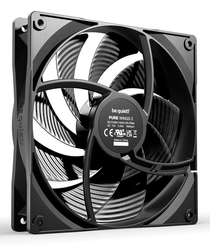 be quiet! Pure Wings 3 140mm PWM high-speed Computer case Fan 14 cm Black 1 pc(s)
