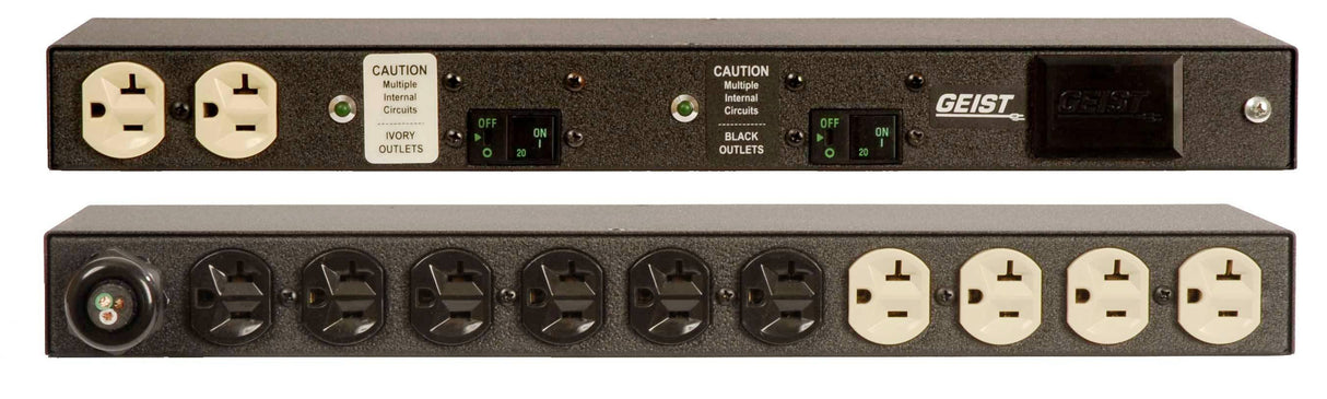 Vertiv XPR120-103D20TL5 power distribution unit (PDU) 12 AC outlet(s) 0U Black