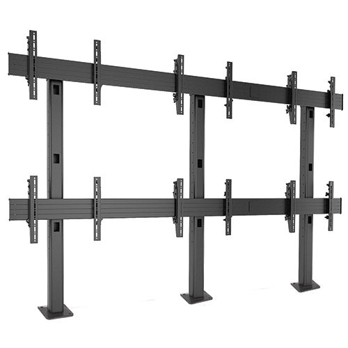 Chief Fusion® 3 x 2 Micro-Adjustable Large Bolt-Down Freestanding Video Wall