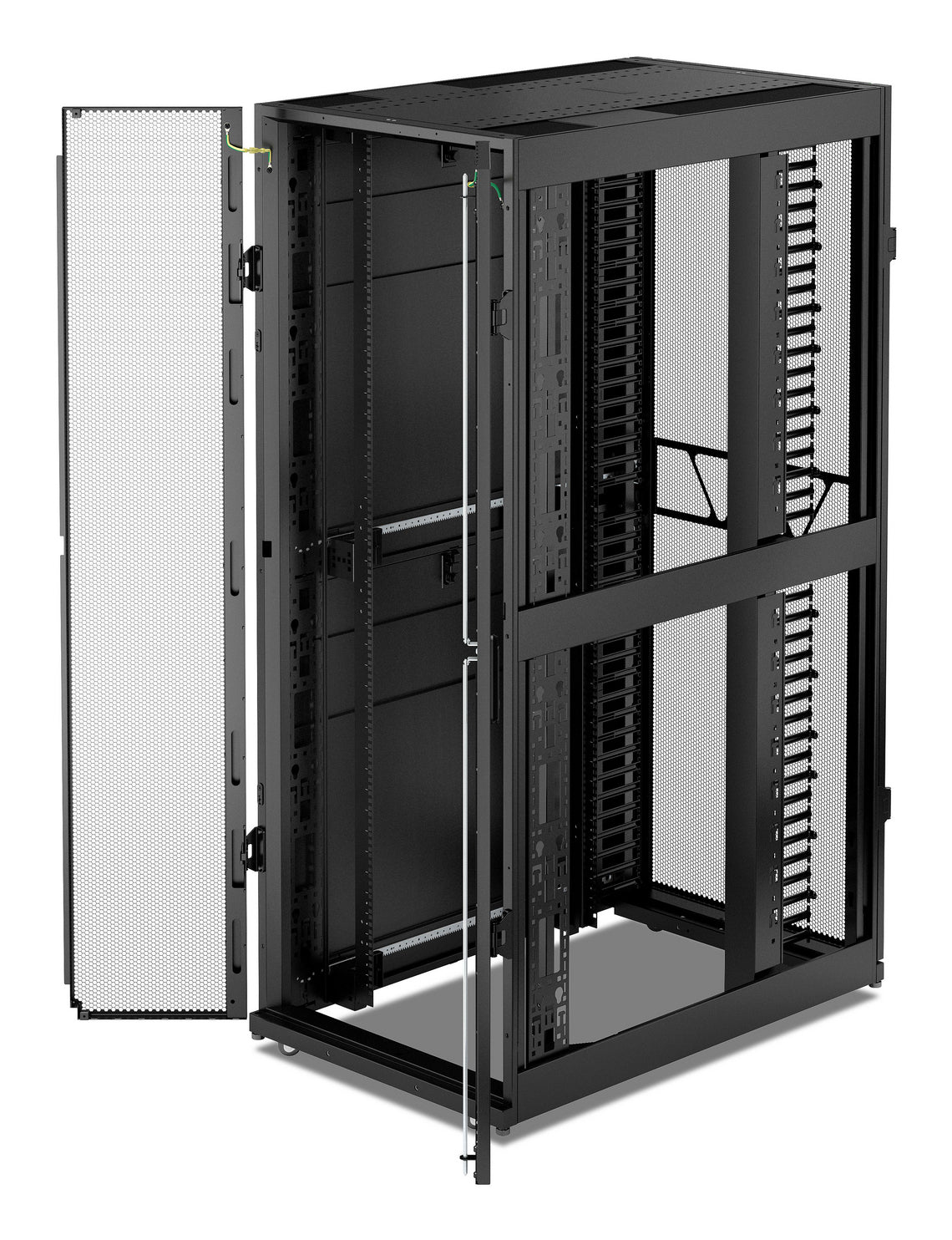 APC NetShelter SX, Networking Rack Enclosure, 42U, 1991H x 750W x 1200D mm, with Sides, Black