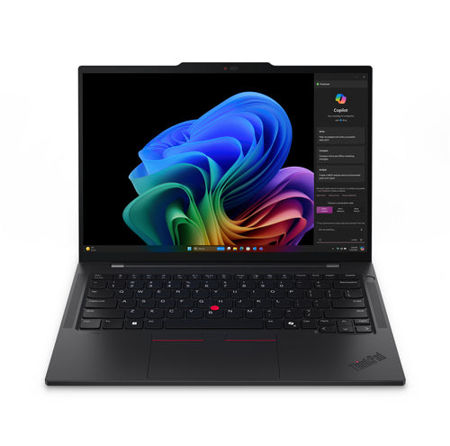 Lenovo ThinkPad T14s Gen 6 (Snapdragon) Copilot+ PC X1E-78-100 Laptop 35.6 cm (14") WUXGA 32 GB LPDDR5x-SDRAM 1 TB SSD Wi-Fi 7 (802.11be) Windows 11 Pro Black French