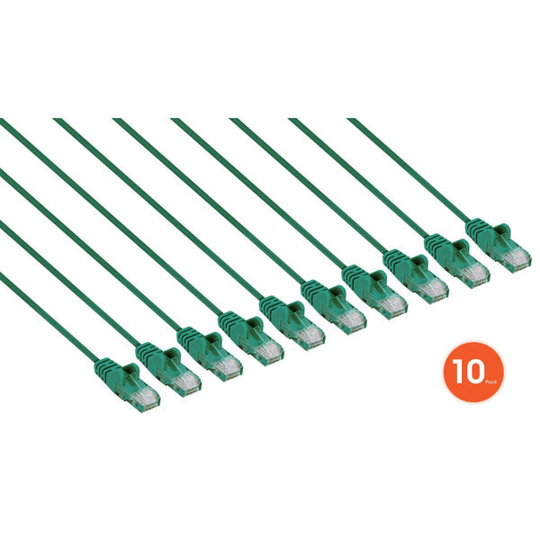 Intellinet 744560 networking cable Green 0.3 m Cat6 U/UTP (UTP)