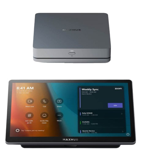 MAXHUB XCore Kit Pro Microsoft Teams Rooms Intel-i5 Window Compute with Touch Console Bundle