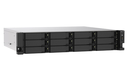 QNAP TS-1253DU-RP NAS Rack (2U) Intel® Celeron® J4125 4 GB DDR4 0 TB QNAP Turbo System Aluminium, Black