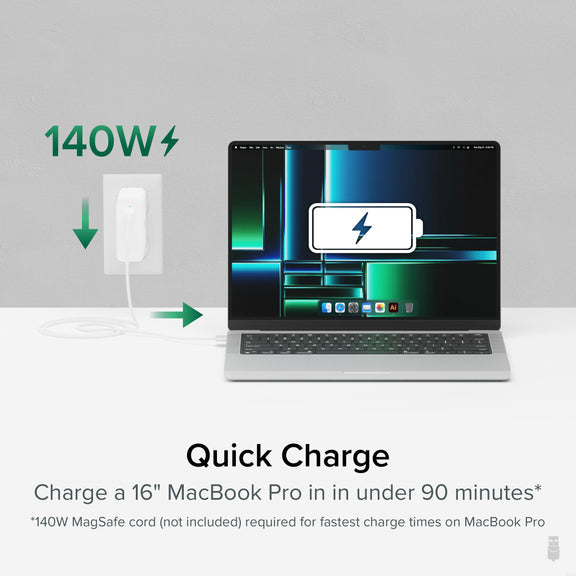 Plugable Technologies PS-EPR-140C1 mobile device charger Universal White AC Fast charging Indoor